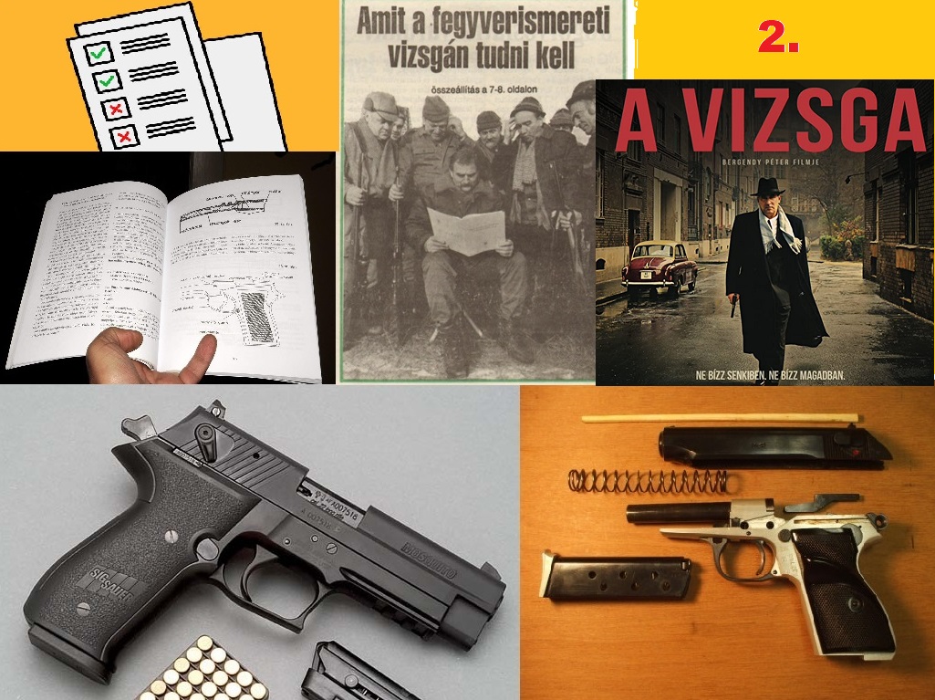 Riport a fegyverismereti vizsgáról – Bohózat, 2. felvonás.