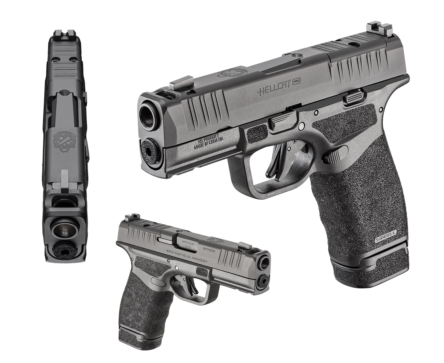Springfield Armory Hellcat Pro Comp - integrált kompenzátoros horvát pisztoly