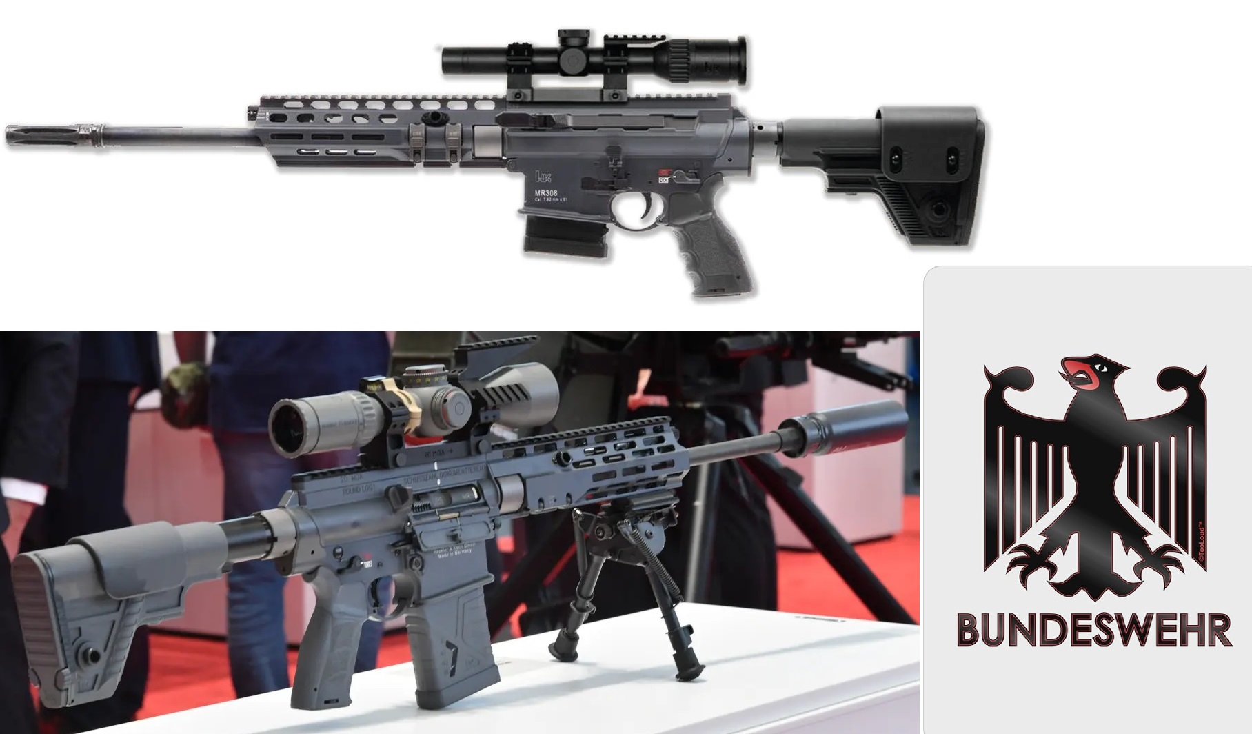 A Bundeswehr speciális alakulatainak új Dmr-puskája: HK G210 (MR308A6)
