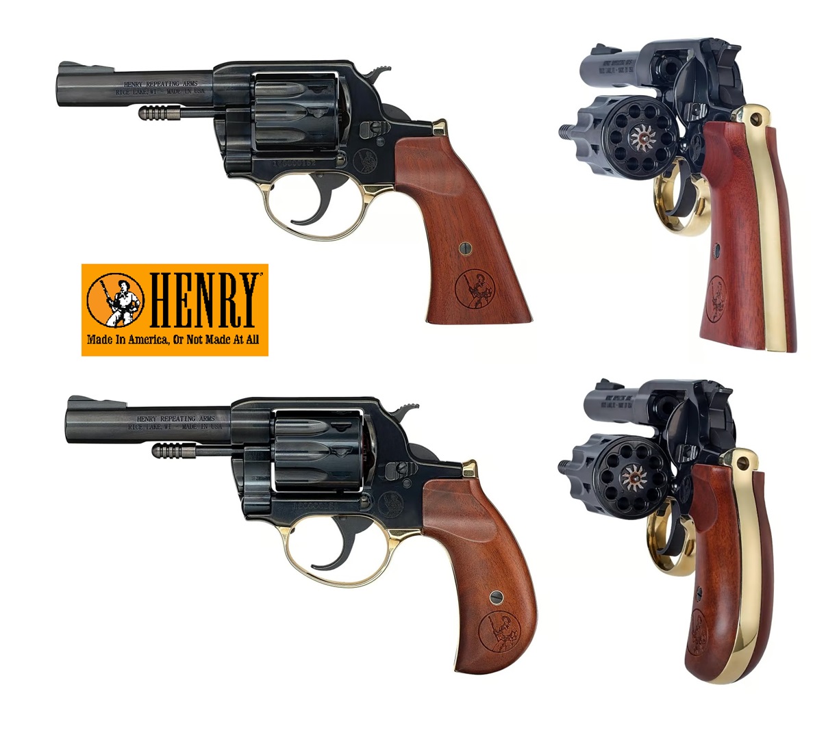 Henry Golden Boy revolver, immár 10 lövetű .22-esként is