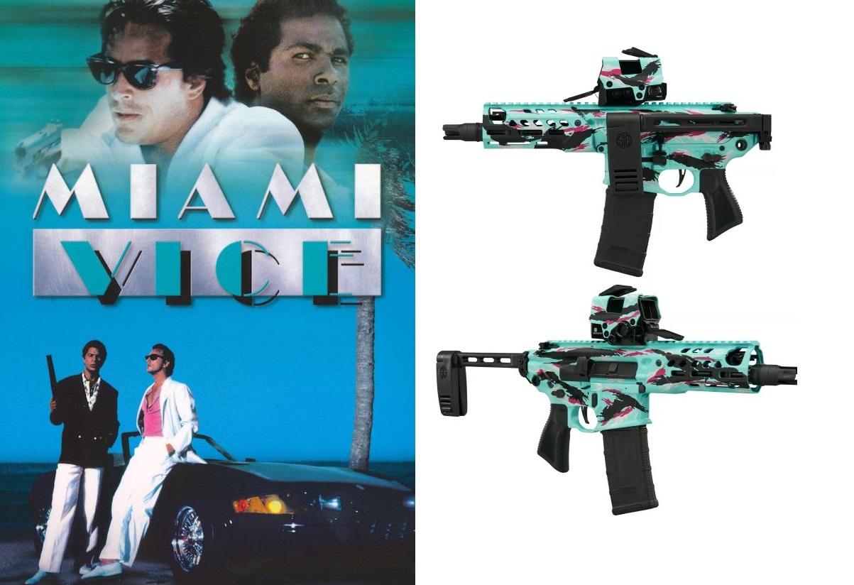 40 éves a Miami Vice - SIG Sauer MCX LT Rattler Miami Tiger Stripe emlékmodell