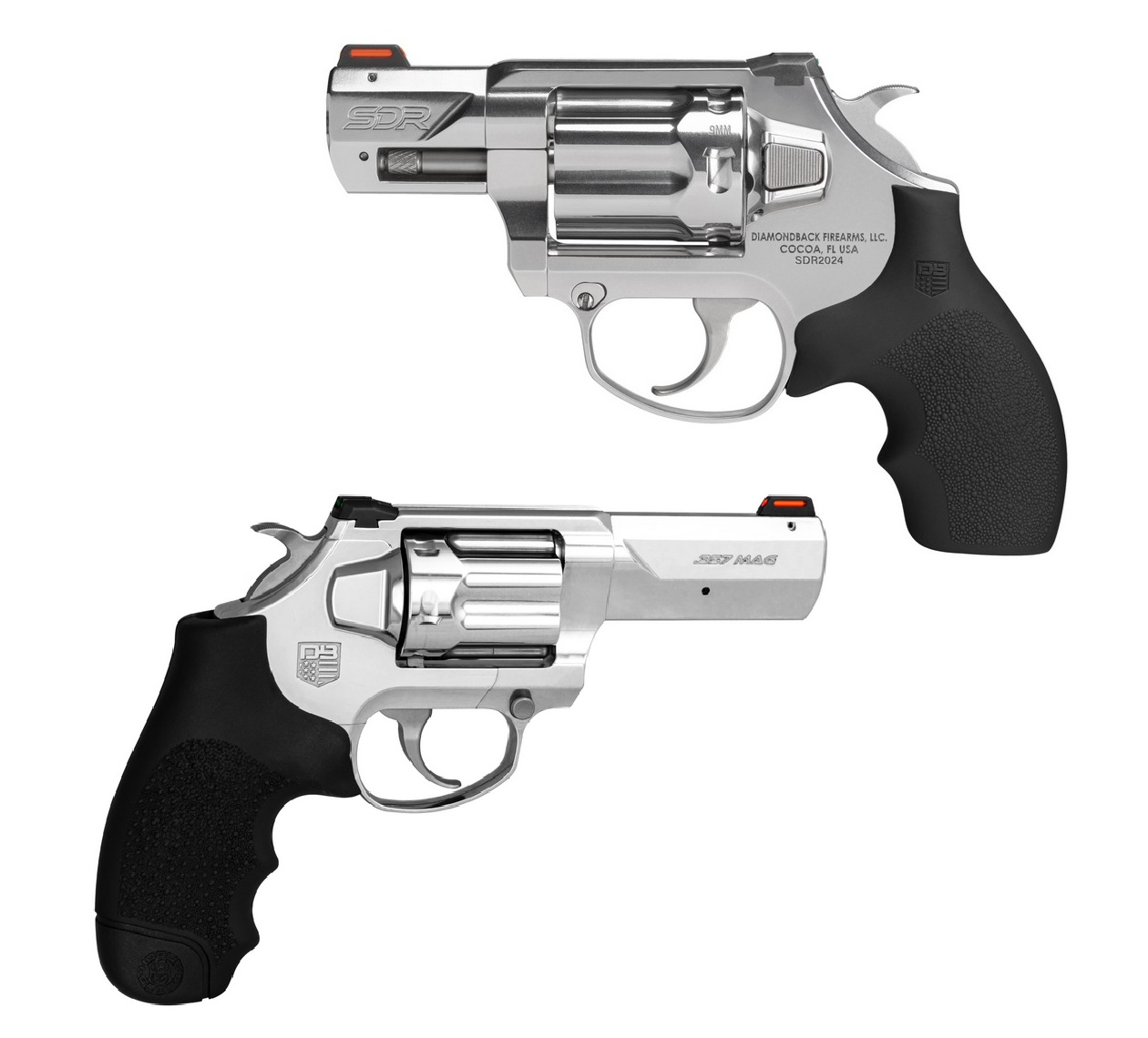 Diamondback új 9 mm Luger és 3" .357 Mag. revolverek