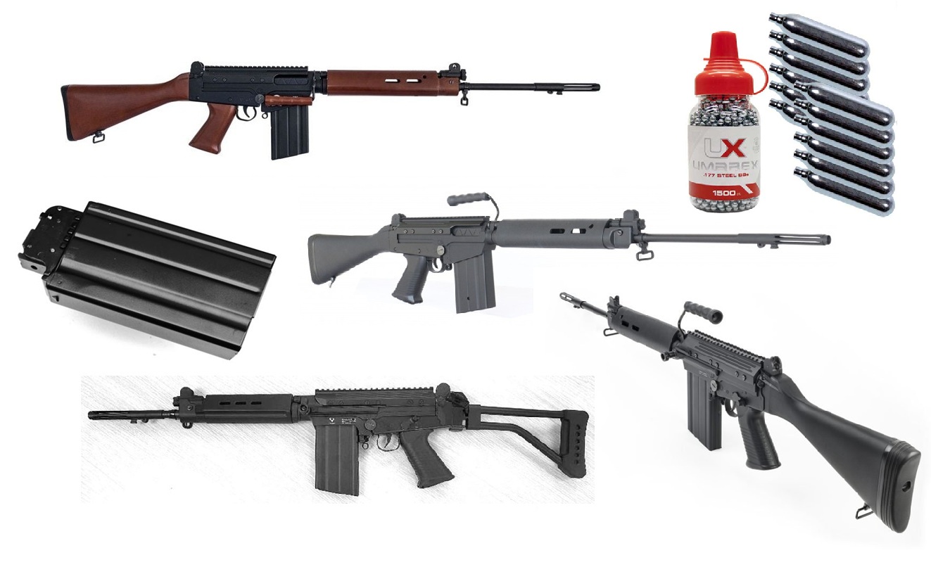 Lee Enfield L1A1 Slr CO2 - FN Fal alakú CO2-os légpuska