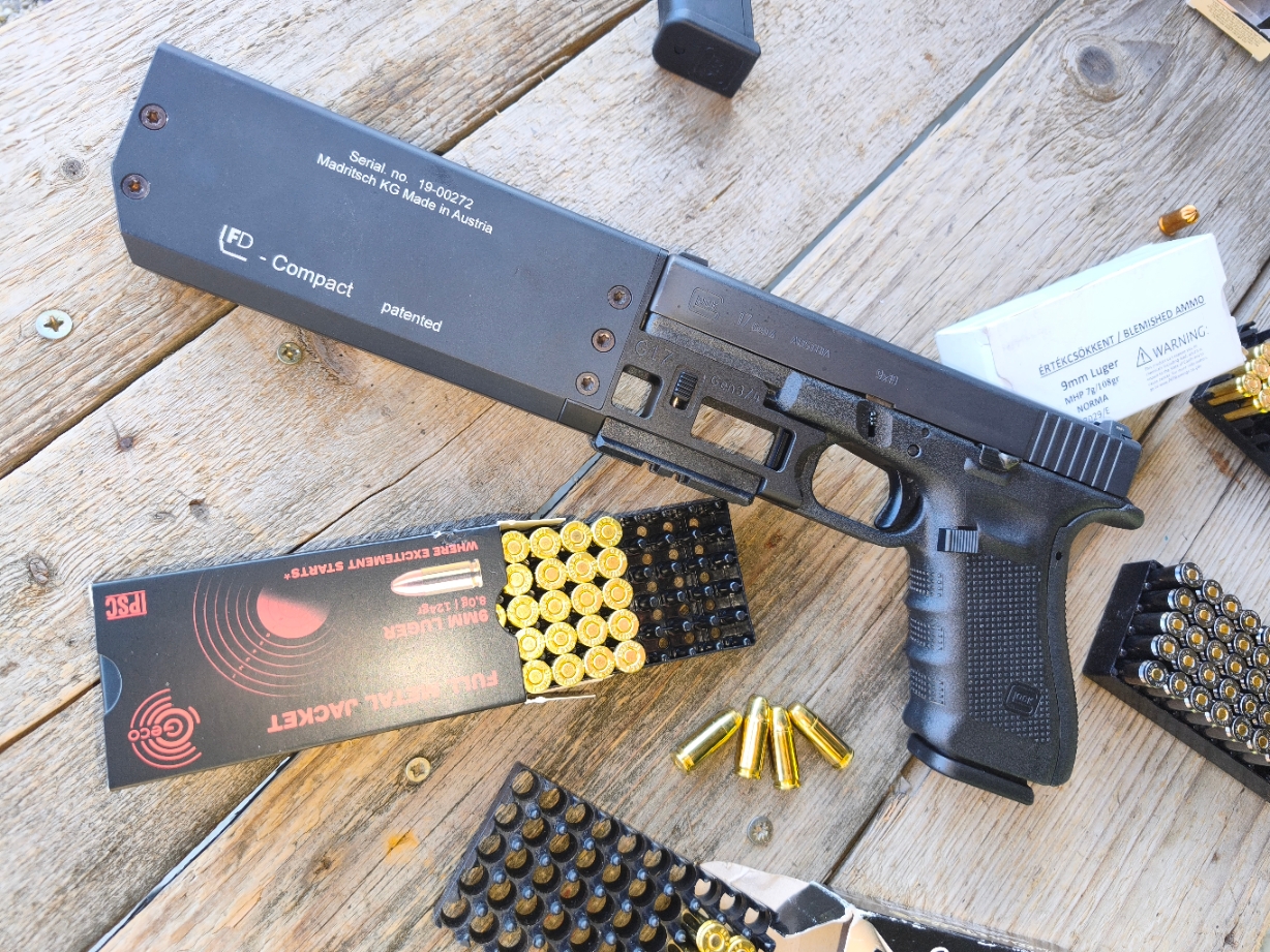 Madritsch Waffentechnik - Fischer Hangtompító (Glock 17Gen4-en)