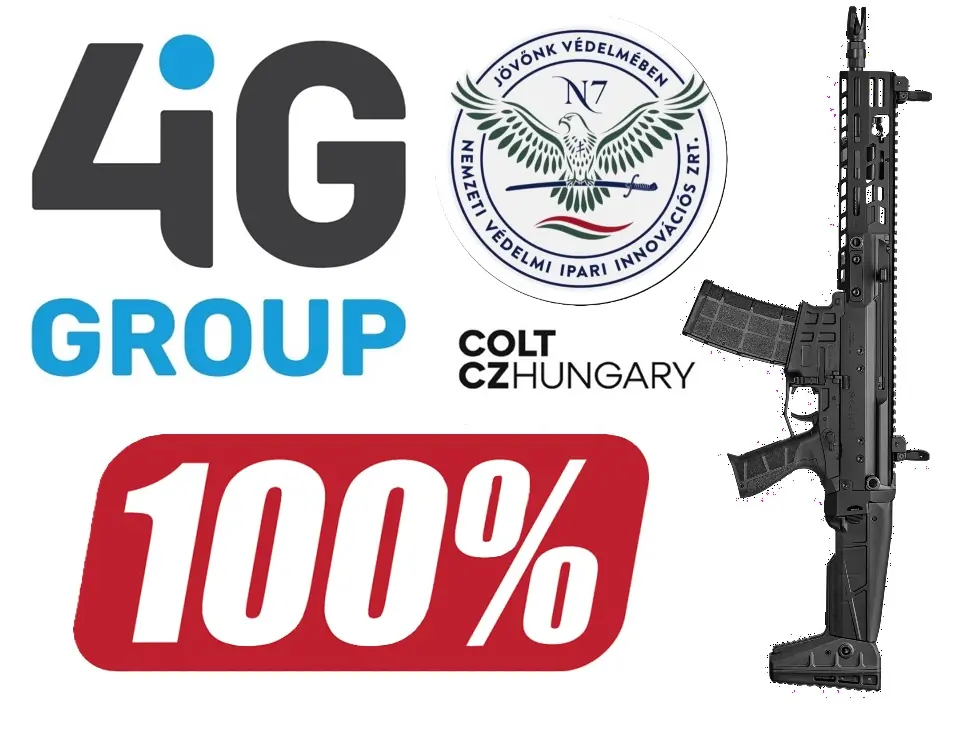 Az N7 Defence Holding Zrt. (4iG) 100%-ban megveszi a Colt CZ Hungary Zrt.-t