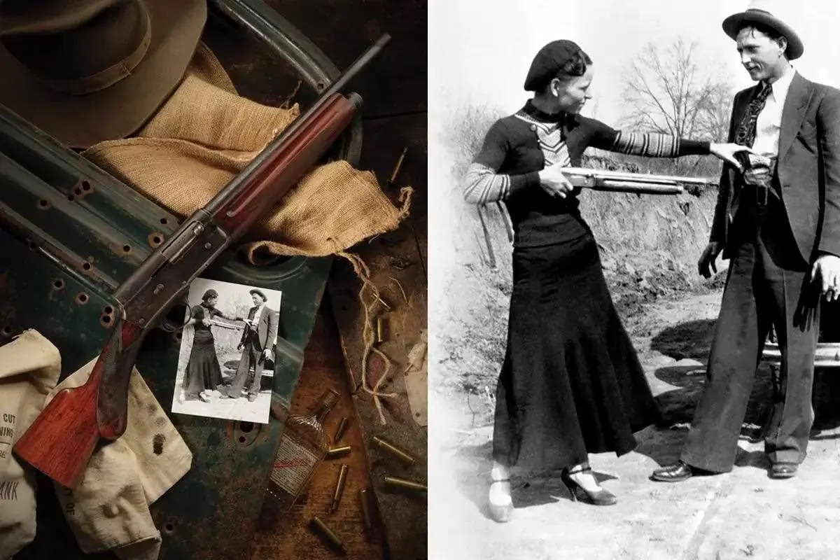 Árverésen Clyde Barrow lefűrészelt csövű sörétes puskája!